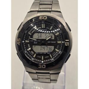 Casio Men AQ-164W Analog Digital 43mm Watch. 7.25"